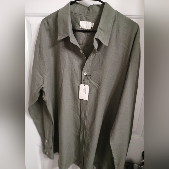 Benny Gold Linen Blend button Down XXL - Picture 1 of 4